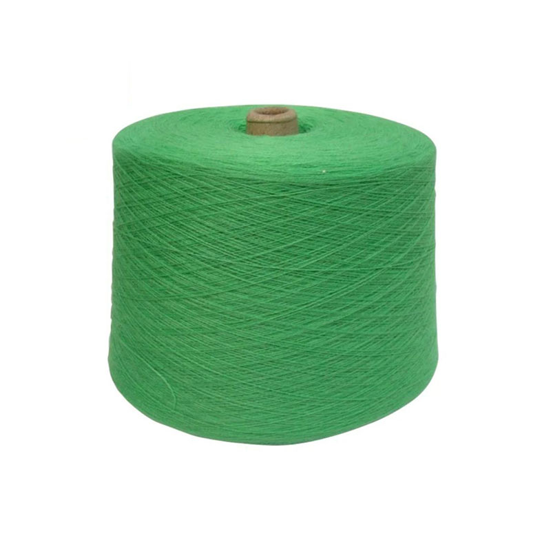 Poly/bomullsgarn 2-lags ne 27 for veving/strikking, farget