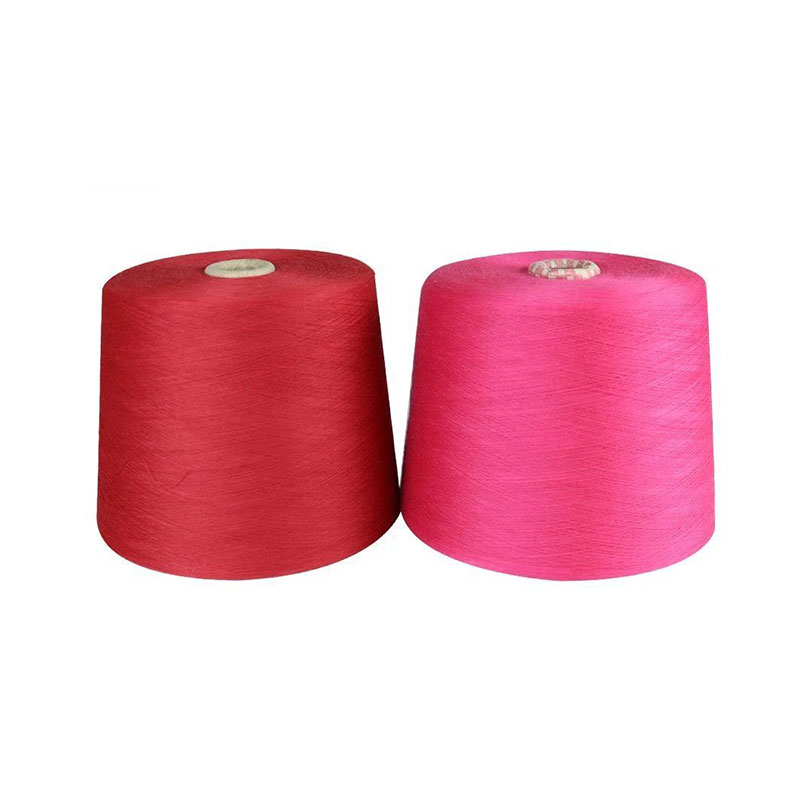 36nm/2 polyester blandet garn nylon kjerne spunnet garn ull som for strikking